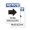 Signmission Fuse Magazine (Right Arrow), 10 in W x Rectangle, Plastic OS-2PACK-NS-P-1014-V-12979 - alternate 1